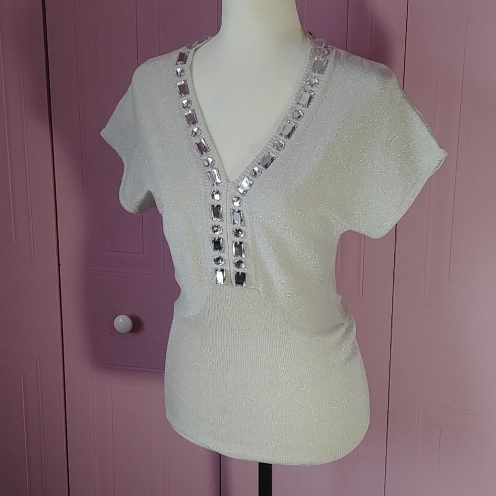 Colori silver sweater.